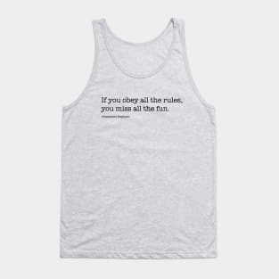 Hepburn Quote Tank Top